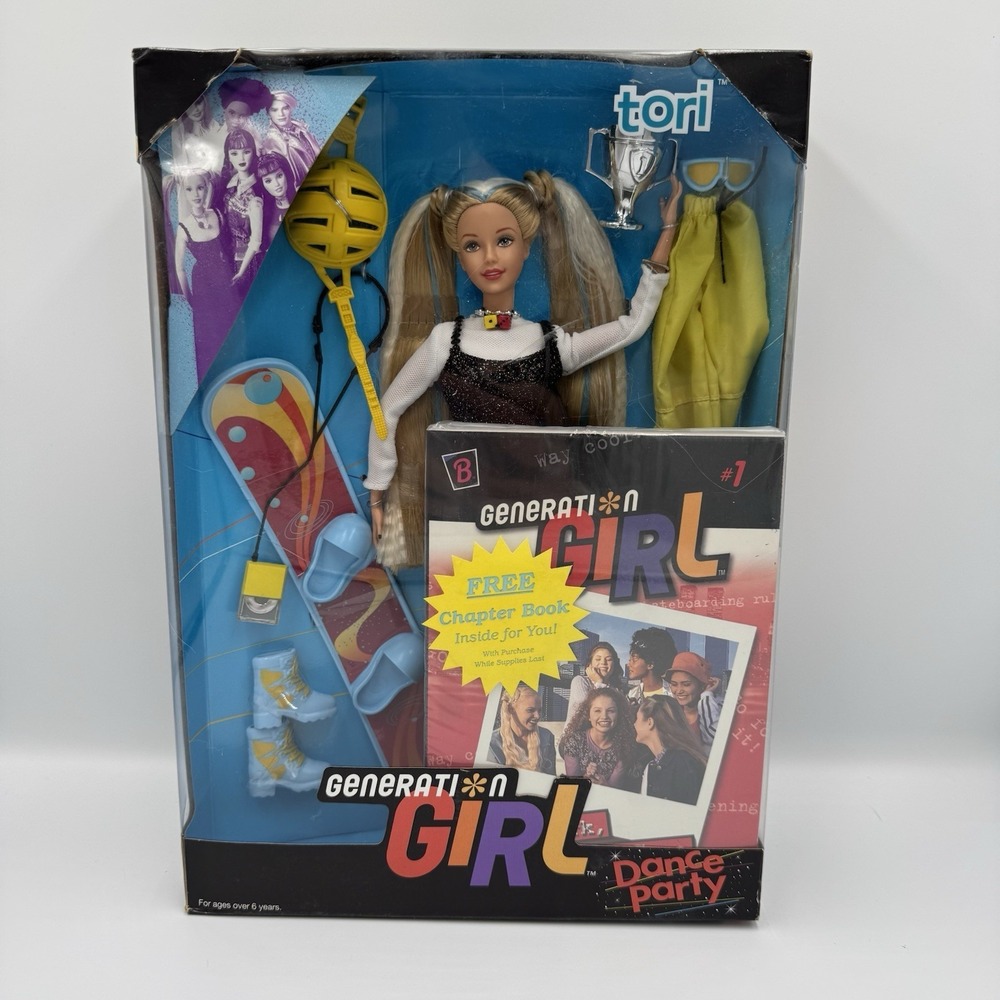 Vintage 90s Mattel Barbie Generation Girl Dance Party 1999 Tori Doll 48573 NIB